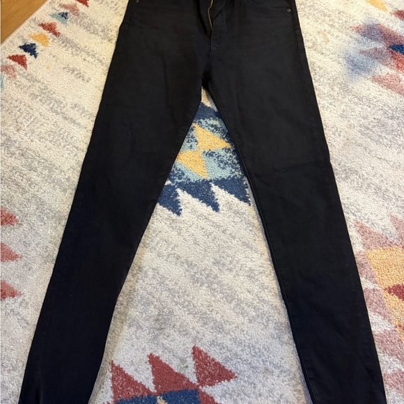 AG Adriano Goldschmied High-Rise Black Ankle Jeans - Picture 1 of 4